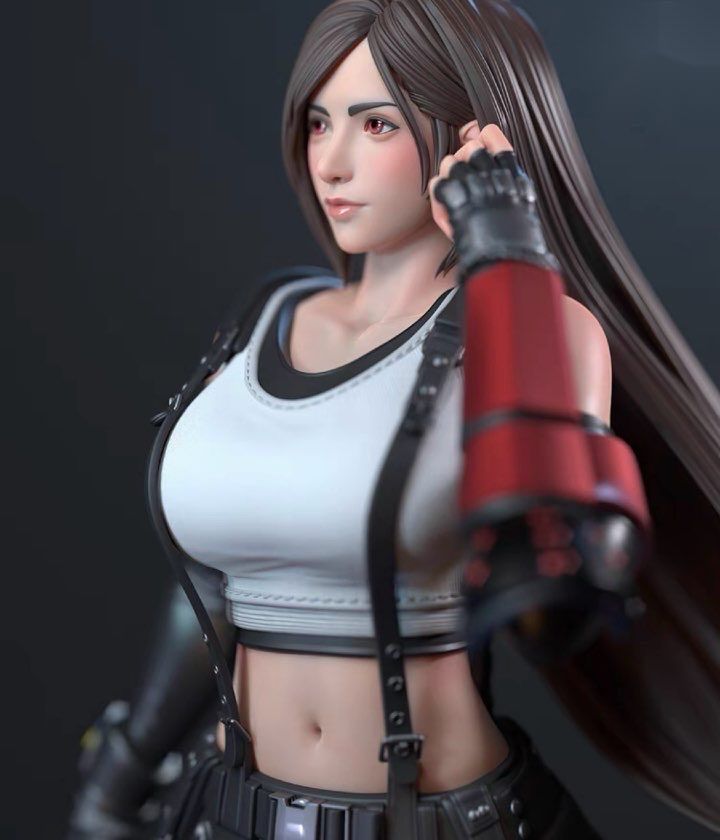 1/8 ガレージキット FF ティファ 未塗装 アクションフィギュア