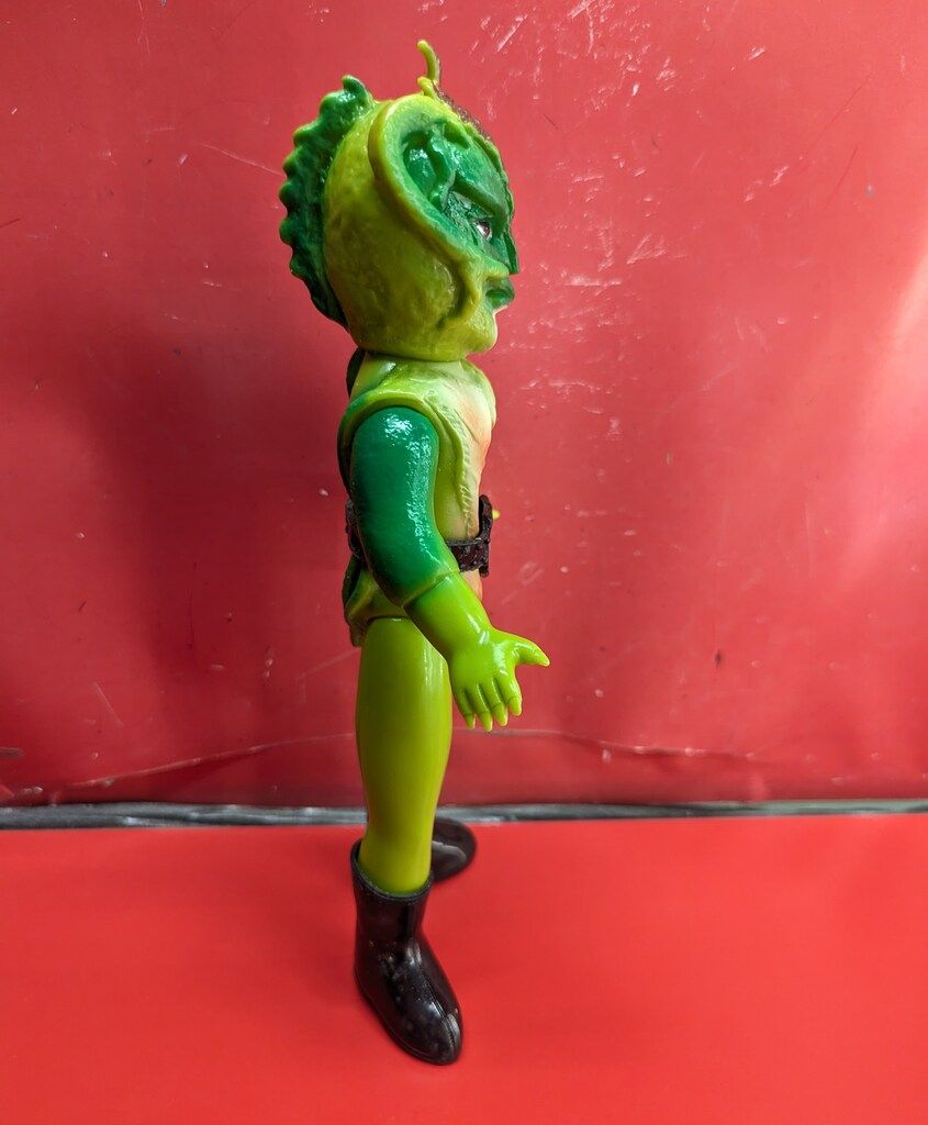 ユニファイブ ライダー怪人 スタンダードソフビ サラセニアン 2000年製