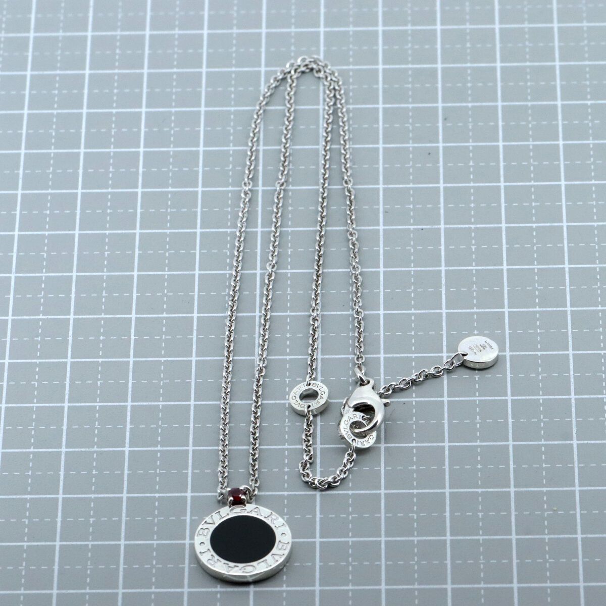 セーブザチルドレンネックレス　オニキス　ルビー ブルガリ セーブザチルドレン オニキス ルビー ネックレス Ag925