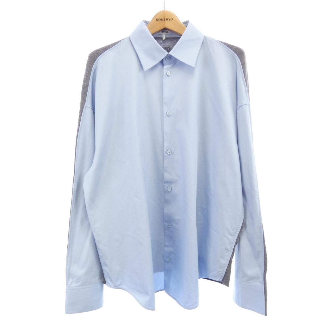 ロエベ LOEWE ハイブリッド シャツ コットン-ウール H526Y05WCQ シャツ
