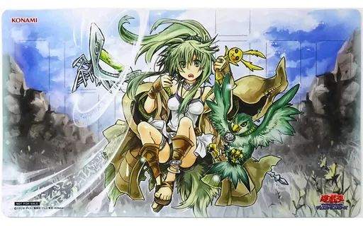 サプライ　遊戯王OCG デュエルモンスターズ デュエルフィールド(プレイマット) ガスタのつむじ風 遊戯王カードゲームポイント交換景品 中古】サプライ 遊戯王OCG デュエルモンスターズ デュエル