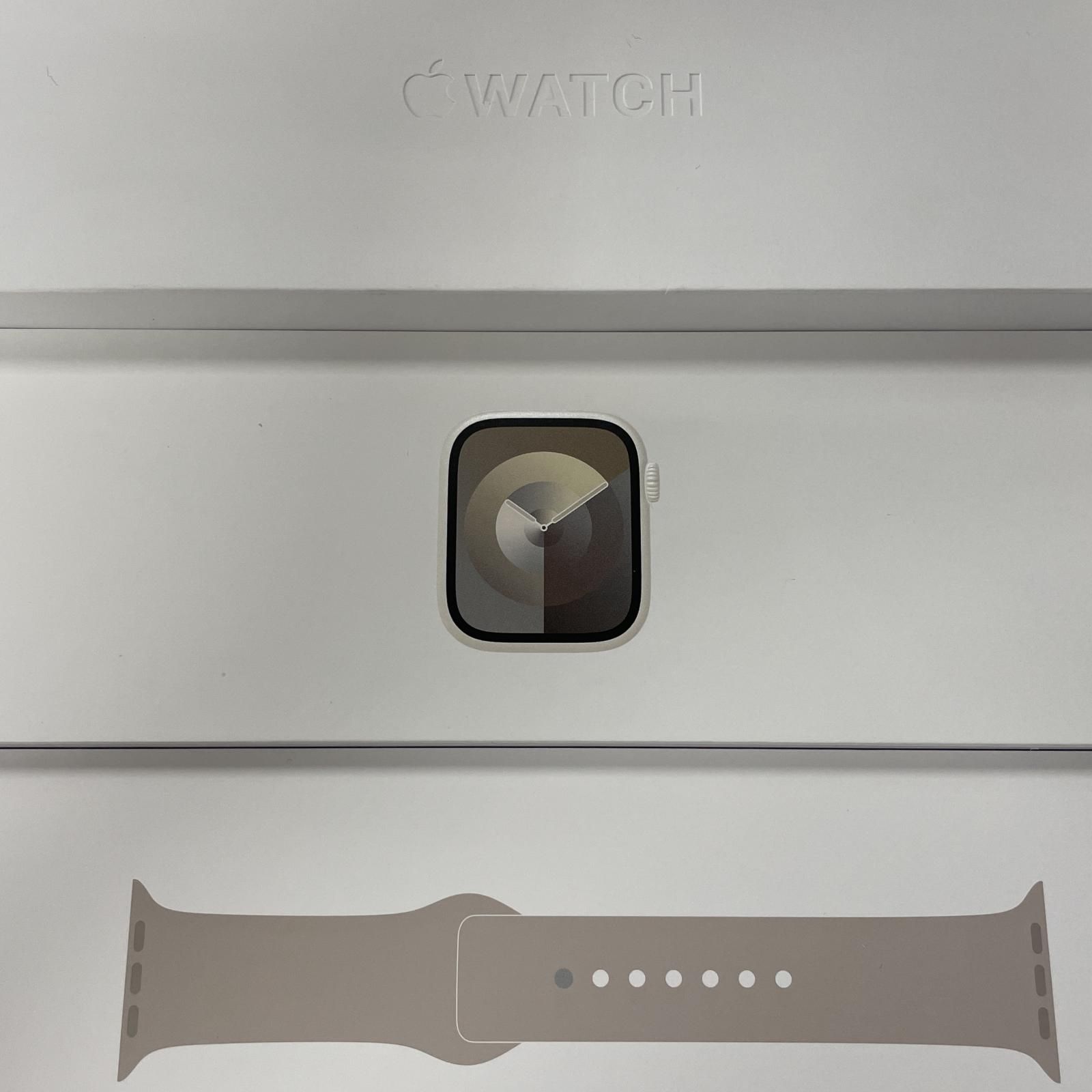 Apple Watch Apple Watch Series 9 41mm GPS+Cellular アルミニウム スターライト