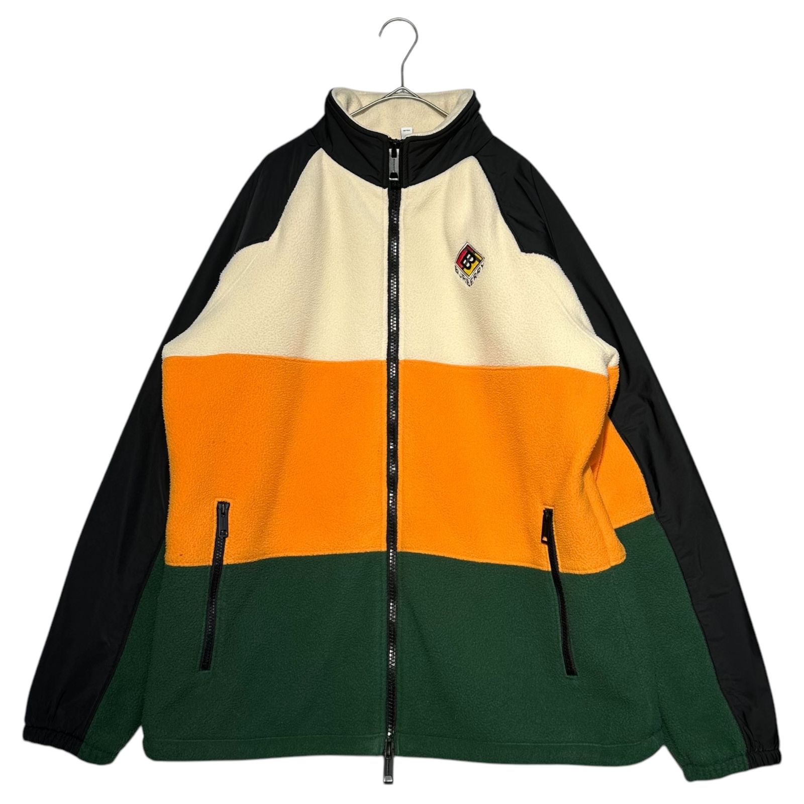 BURBERRY(バーバリー) TB Logo Color Block Fleece Zip Up Blouson TB 