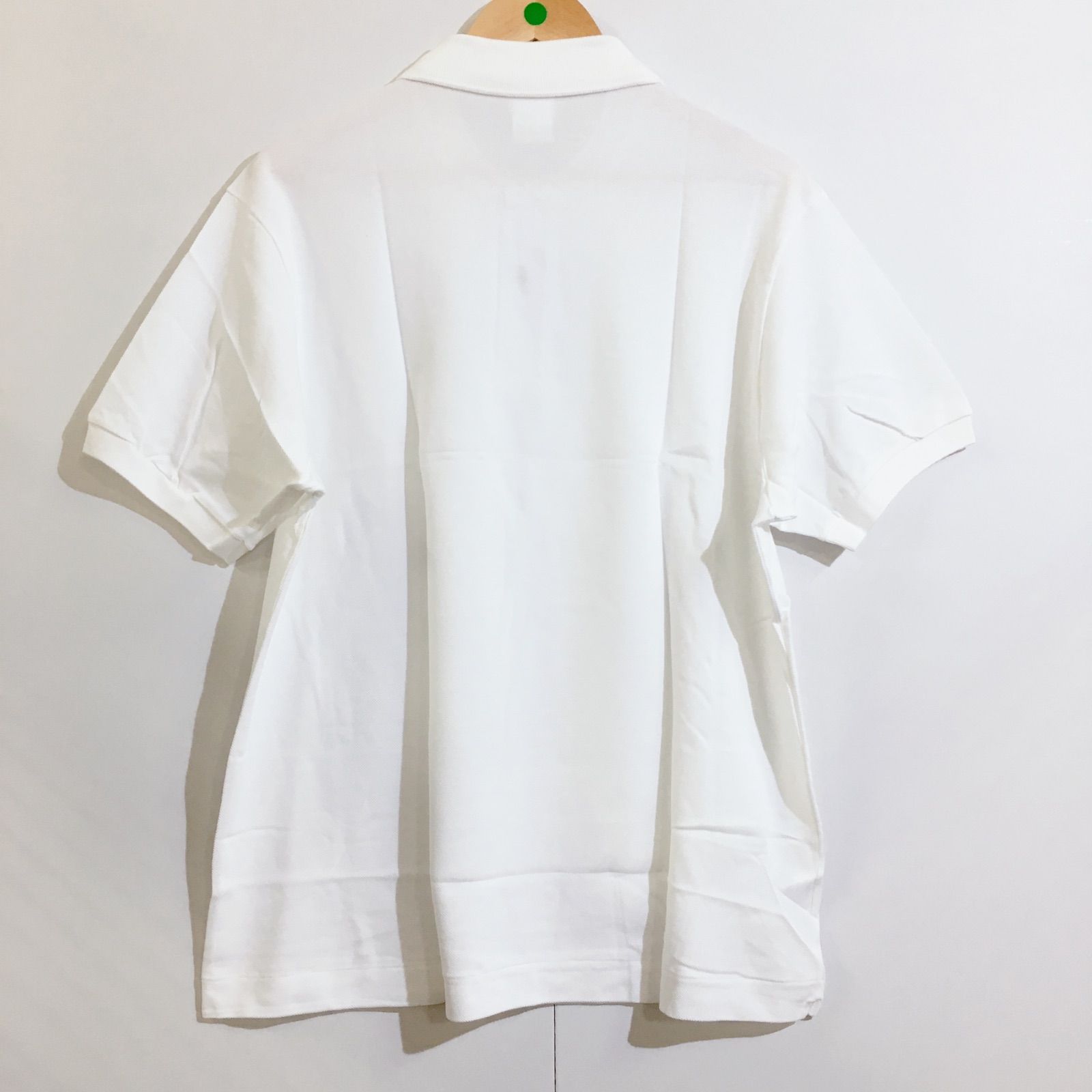 【新品未使用タグ付き】 LACOSTE ラコステ アウトドア　半袖ポロシャツ　L タグ付き美品】LACOSTE ラコステ 半袖ポロシャツ ホワイト メンズ L