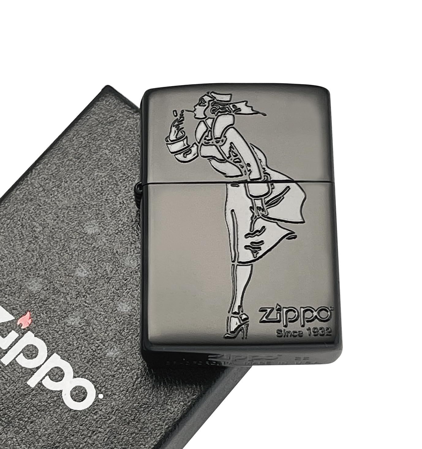 ZIPPO マットブラック ロゴ クラシック シンプル WINDY WWW_KANDAIZUMI_COM