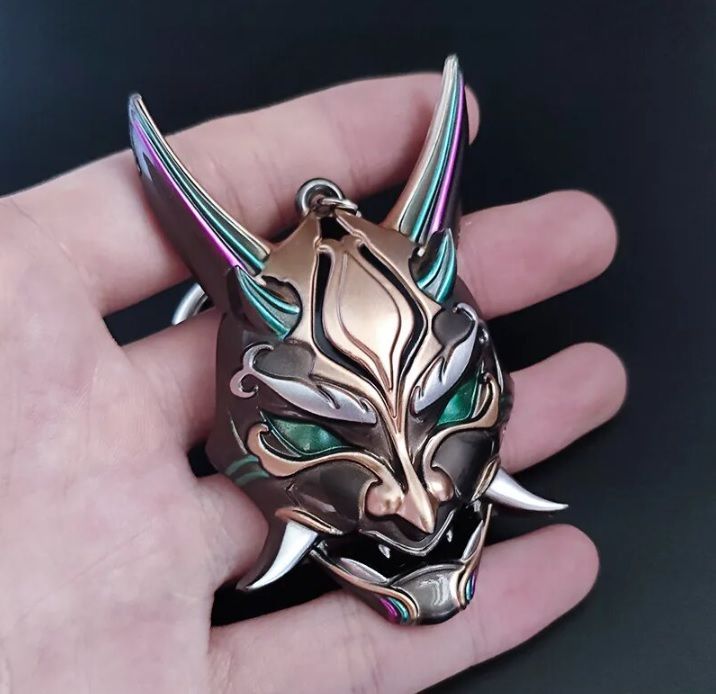 入荷待ち！【靖妖儺舞】夜叉 降魔大聖 護法夜叉大将 魈 キーホルダー 入荷！【靖妖儺舞】夜叉 降魔大聖 護法夜叉大将 魈 キーホルダー