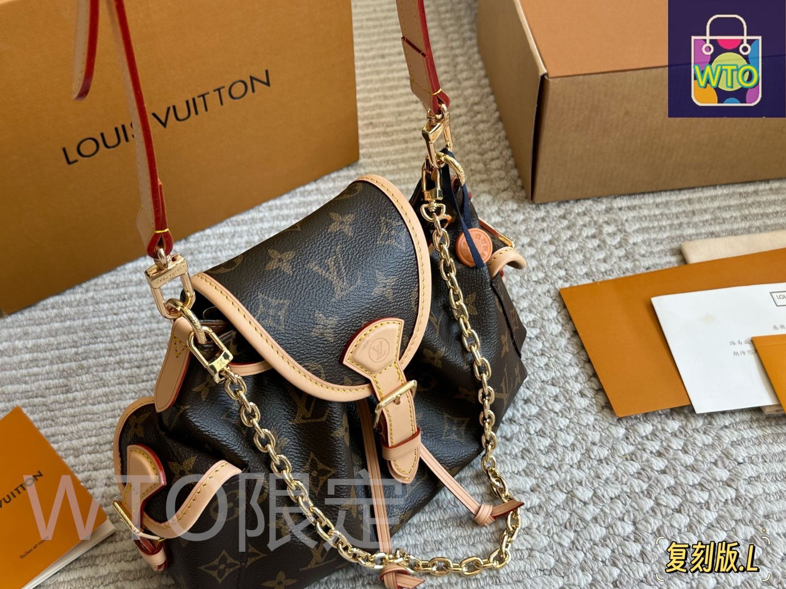 今日特価】Louis Vuitton ルイヴィトン オディセア 金属チェーン