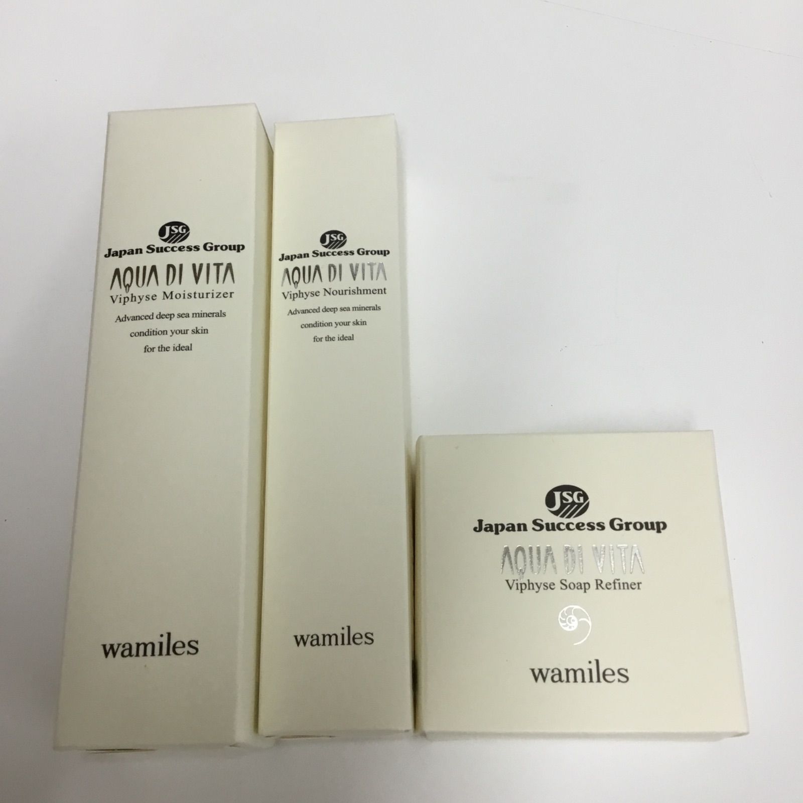 Y1366 アクア デ ヴィタ ヴィフィーセ ソープ リファイナー 72g ナッシュクリーム 40g モイスチャライザー 100ml 3点セット