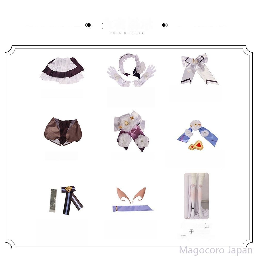 コスプレ衣装崩壊3rdエリシアセットアニメゲームメイド服コスチューム