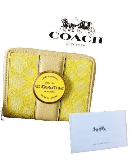 ✨【新品未使用】COACH コンパクトファスナー財布 C8323✨【匿名配送】