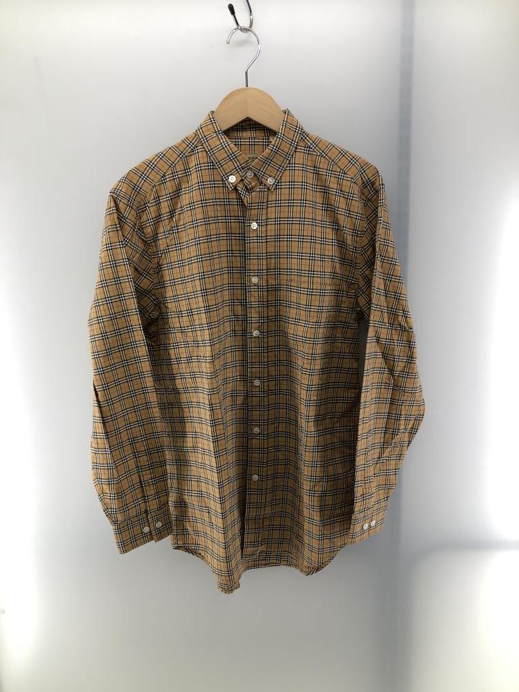 【中古】BURBERRY LONDON ENGLAND イタリア製 ノバチェックBDシャツ size XL[24]