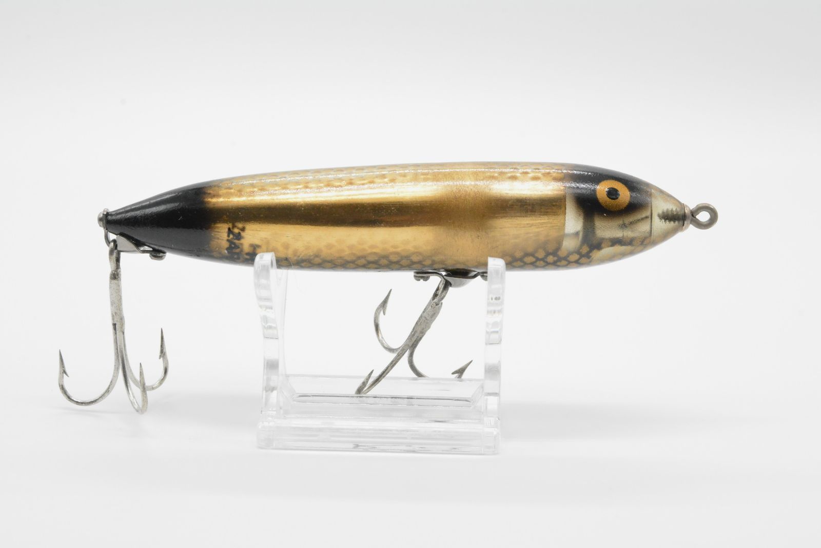 未使用】Heddon 1st Zara Spook ザラスプーク GFB 首割れ 金目