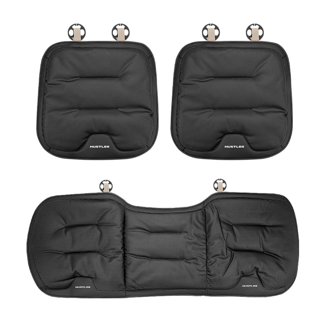 ハスラー 車 シート クッション 厚型 HUSTLER ロゴ付き カーシート カバー セット スズキ ハスラー ハイブリッド X G タフワイル
