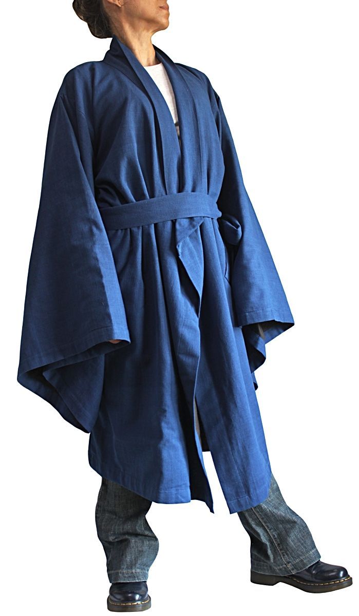  ジョムトン手織り綿着物法衣ローブ JFS 169 03 着物 和装コート 着物 浴衣