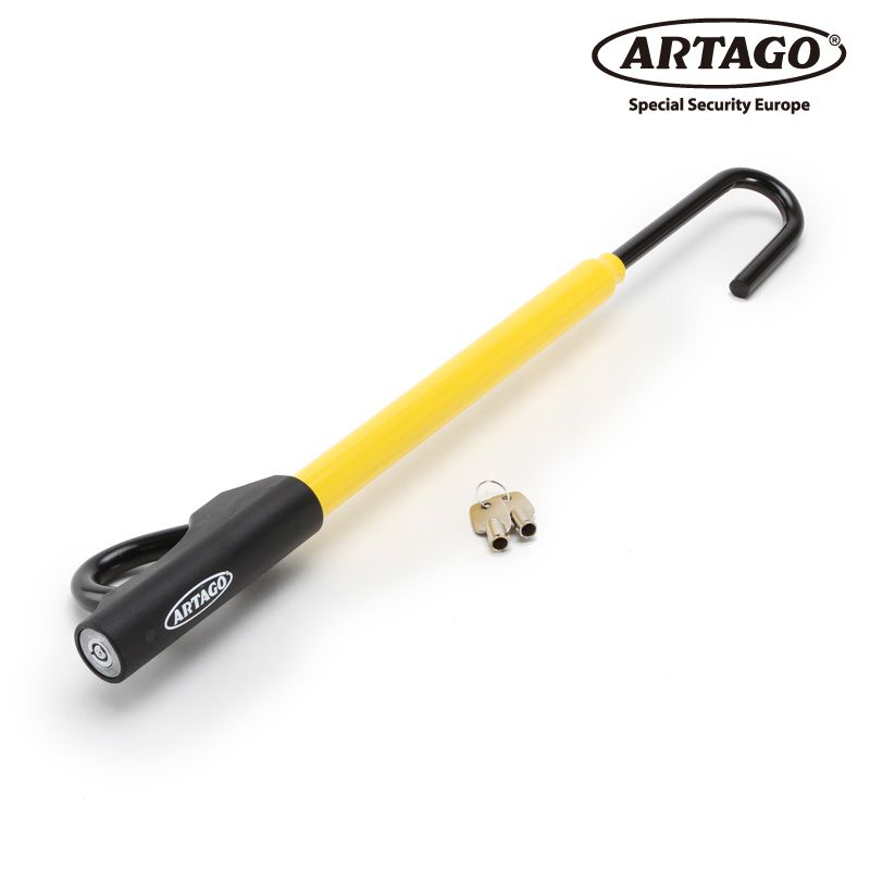 ARTAGO AUTO 871A|B ハンドル ブレーキロック 74cm アルタゴ 自動車 汎用 セキュリティ 防犯 盗難防止 鍵 キー2本付