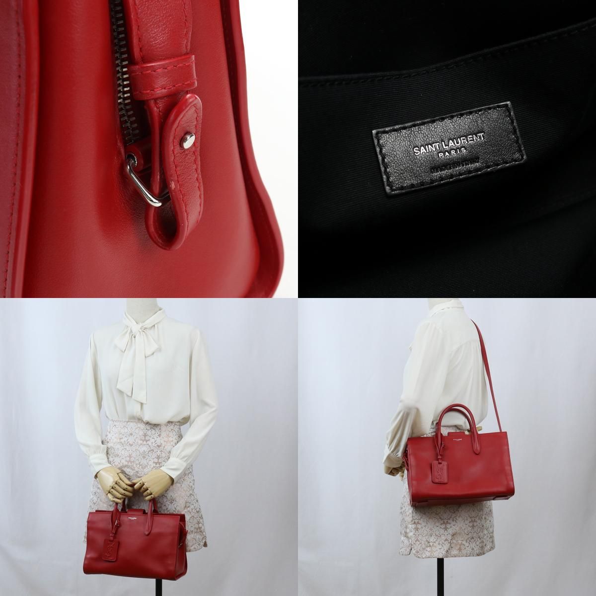 SAINT LAURENT サンローラン 2WAYバッグ 504924 0HG0N 6805 ハンドバッグ レザー レディース