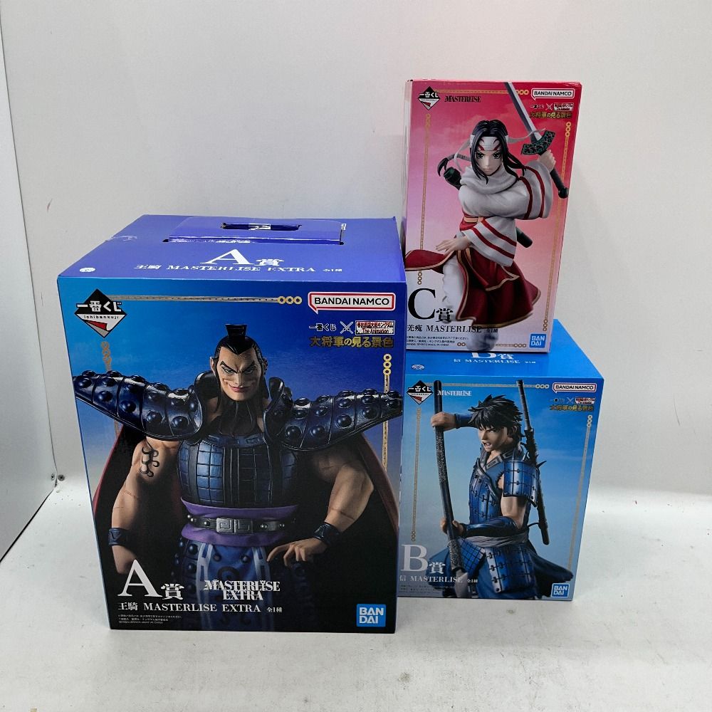 06w6467 キングダム 一番くじフィギュア まとめ売り 王騎 信 羌瘣