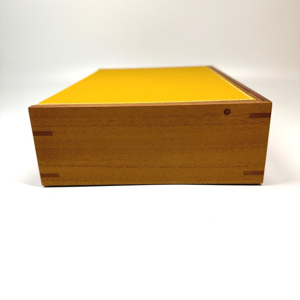 エルメス インテリア プレイヤード ボックス マスクケース 小物入れ ウッド