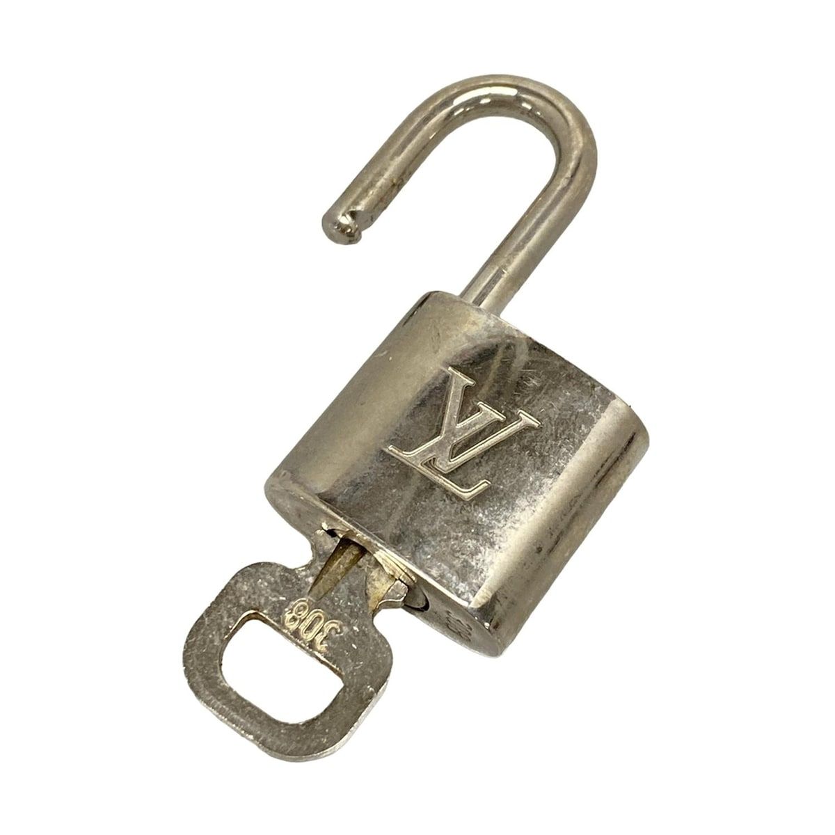 極美品】LouisVuittonカデナ パドロック ネックレス 南京錠 鍵×2 楽天