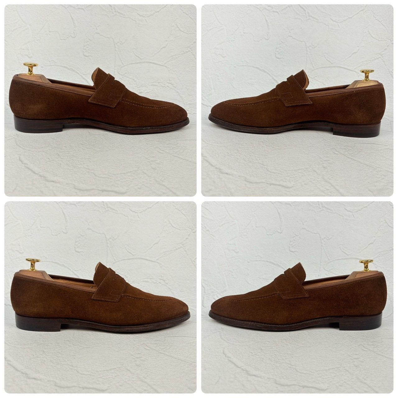 クロケット&ジョーンズ SYDNEYローファー スウェード 茶 シドニー SYDNEY クロケット＆ジョーンズ（Crockett&Jones）通販