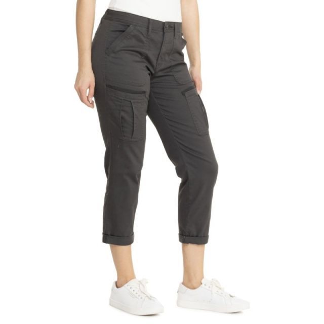 【送料無料】 デモクラシー レディース カジュアルパンツ ボトムス Democracy AbTechnology Utility Side Pocket Ankle Pants - High-Rise Steel Grey