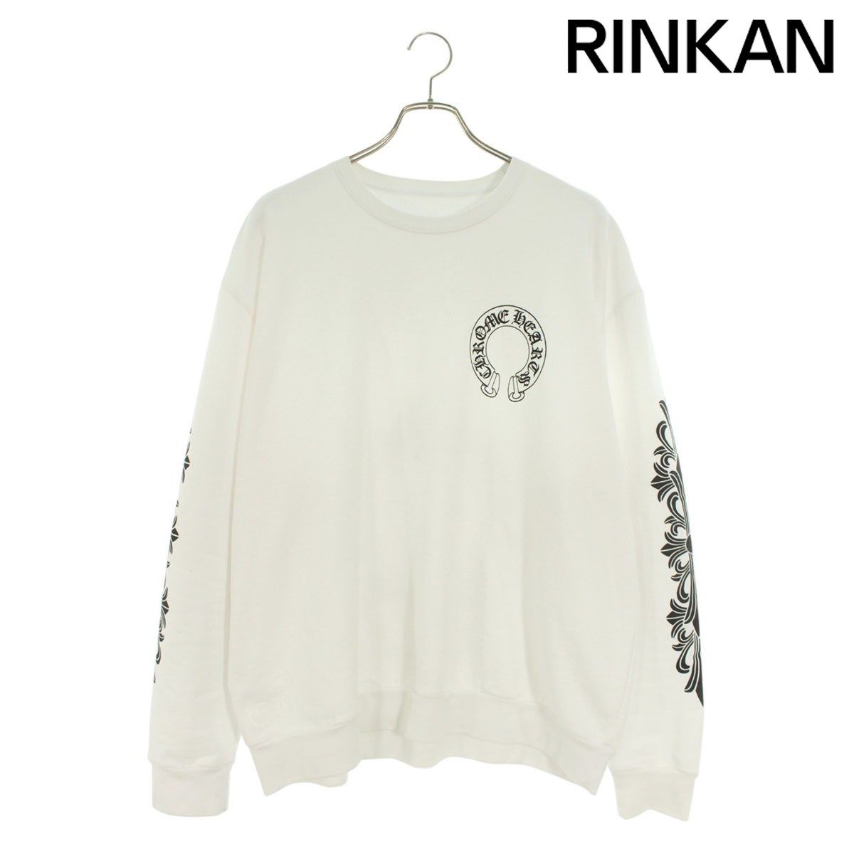 クロムハーツ  SWTSHRT PLVR バックホースシュークルーネックスウェット メンズ L