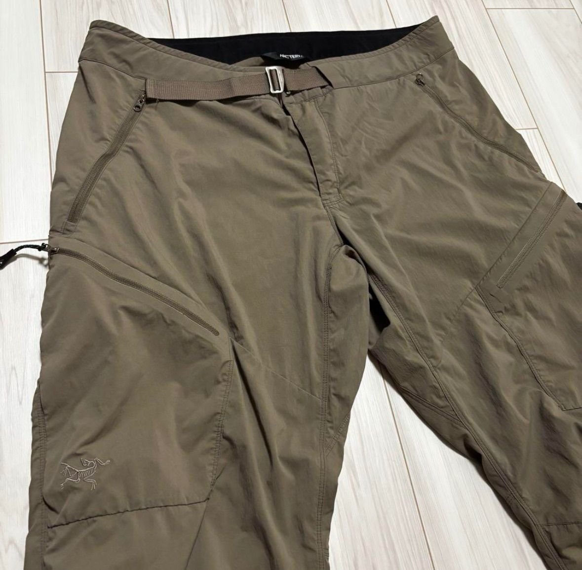 アークテリクス パリセードパンツ サイズ36カーキ ナイロン ミリタリー