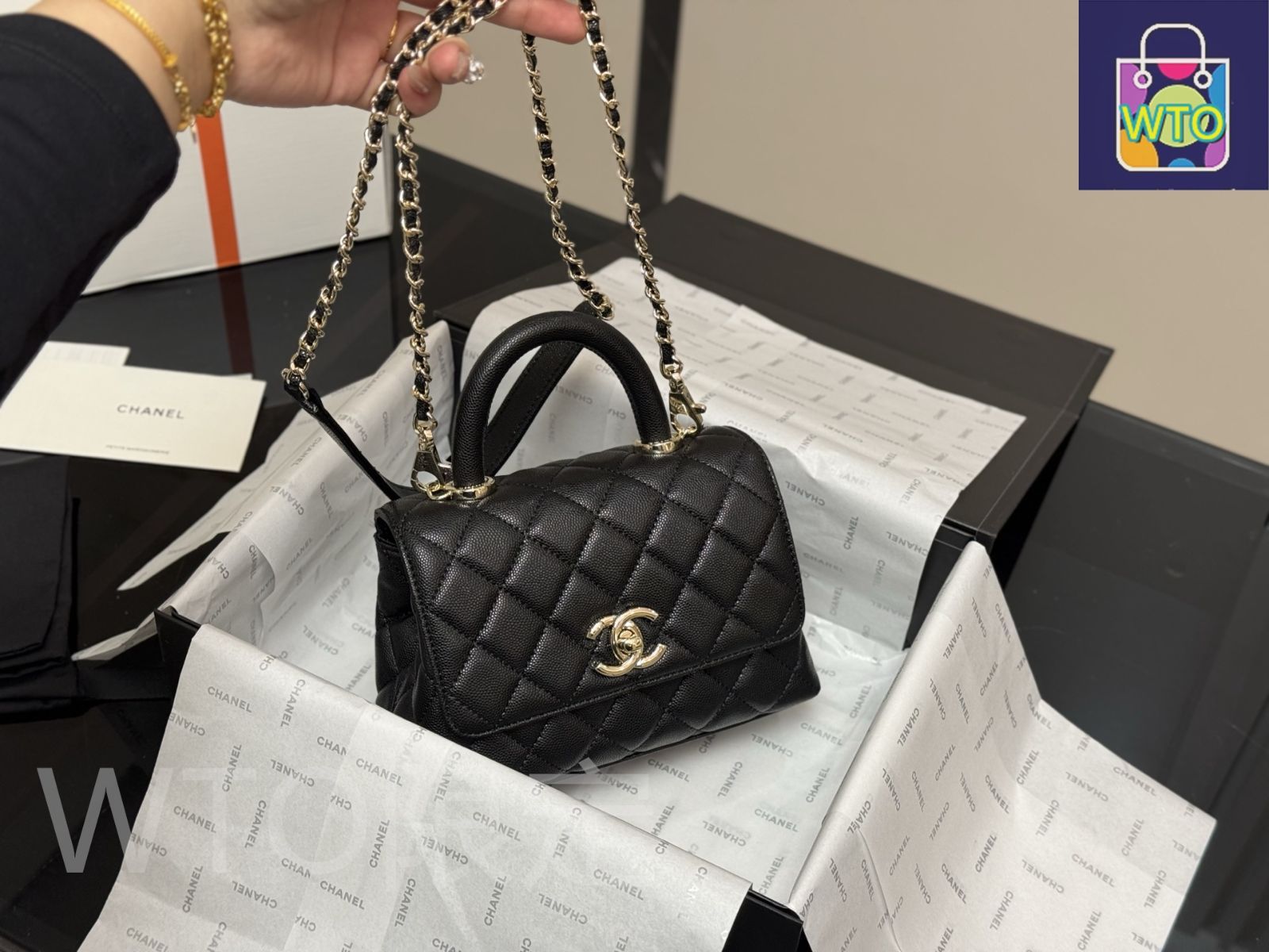 S*I様 シャネルラバートートバック 今日WTO】Chanel シャネル ヴィンテージショッピングバッグ