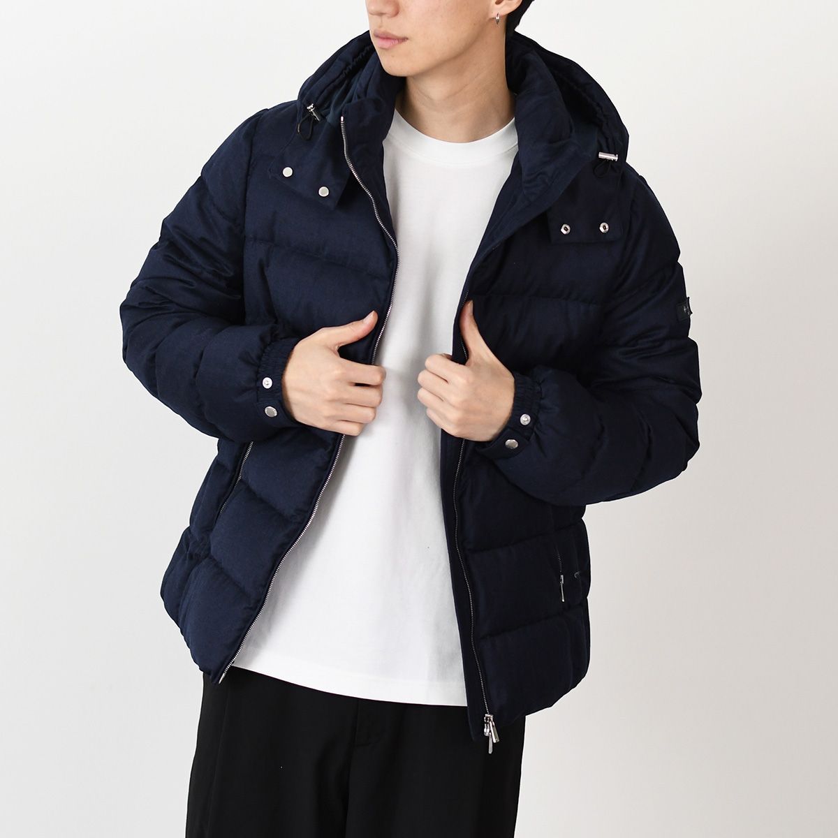 TATRAS タトラス Rライン DOMIZIANO ウール ダウンジャケット NAVY 1 //