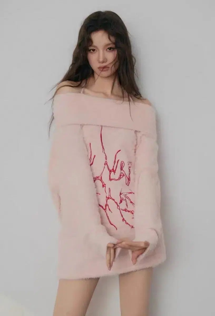 Lafreedom オーバーサイズ 폭닥ニット freeサイズ