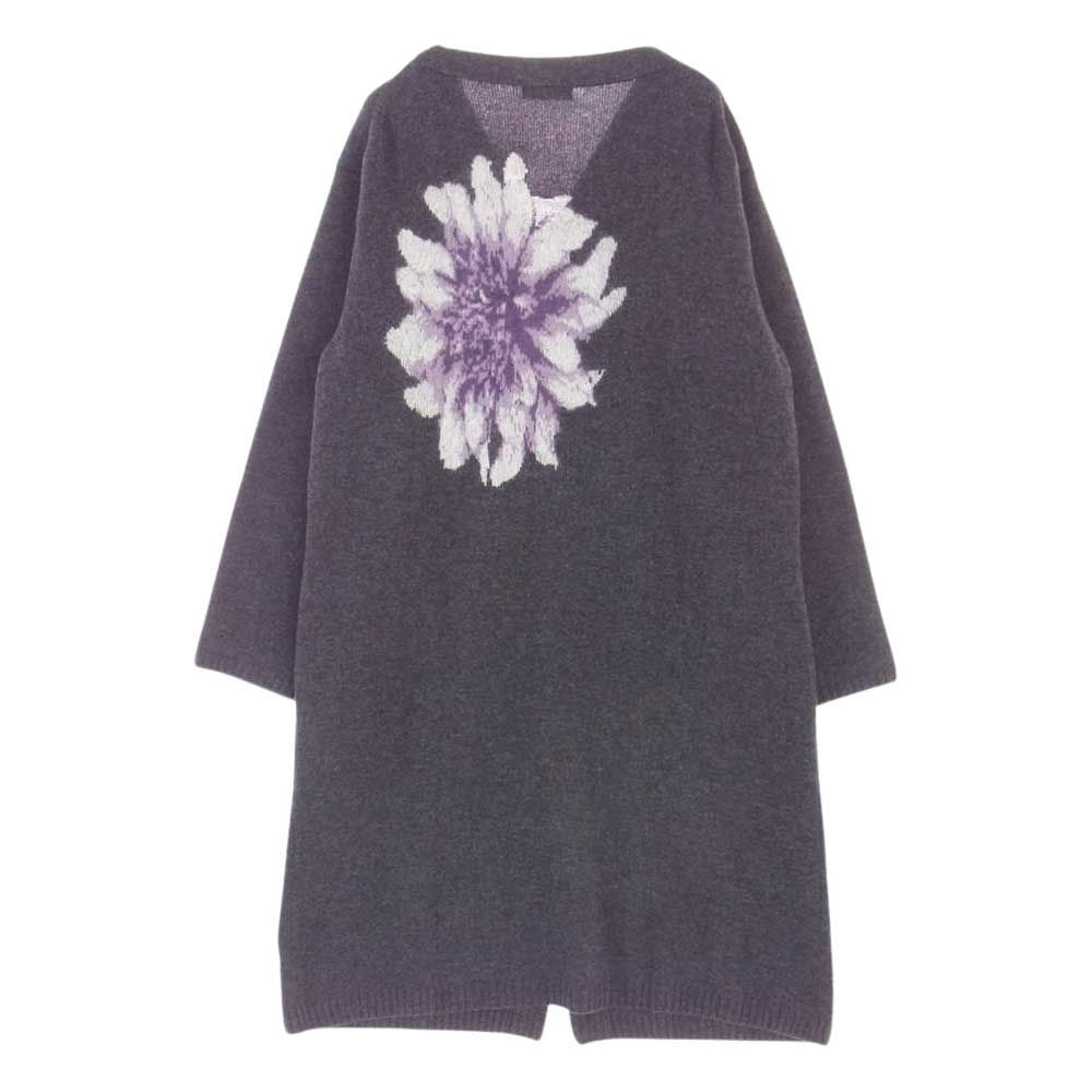 ヨウジヤマモトプールオム ダリア ロング カーディガン フラワー