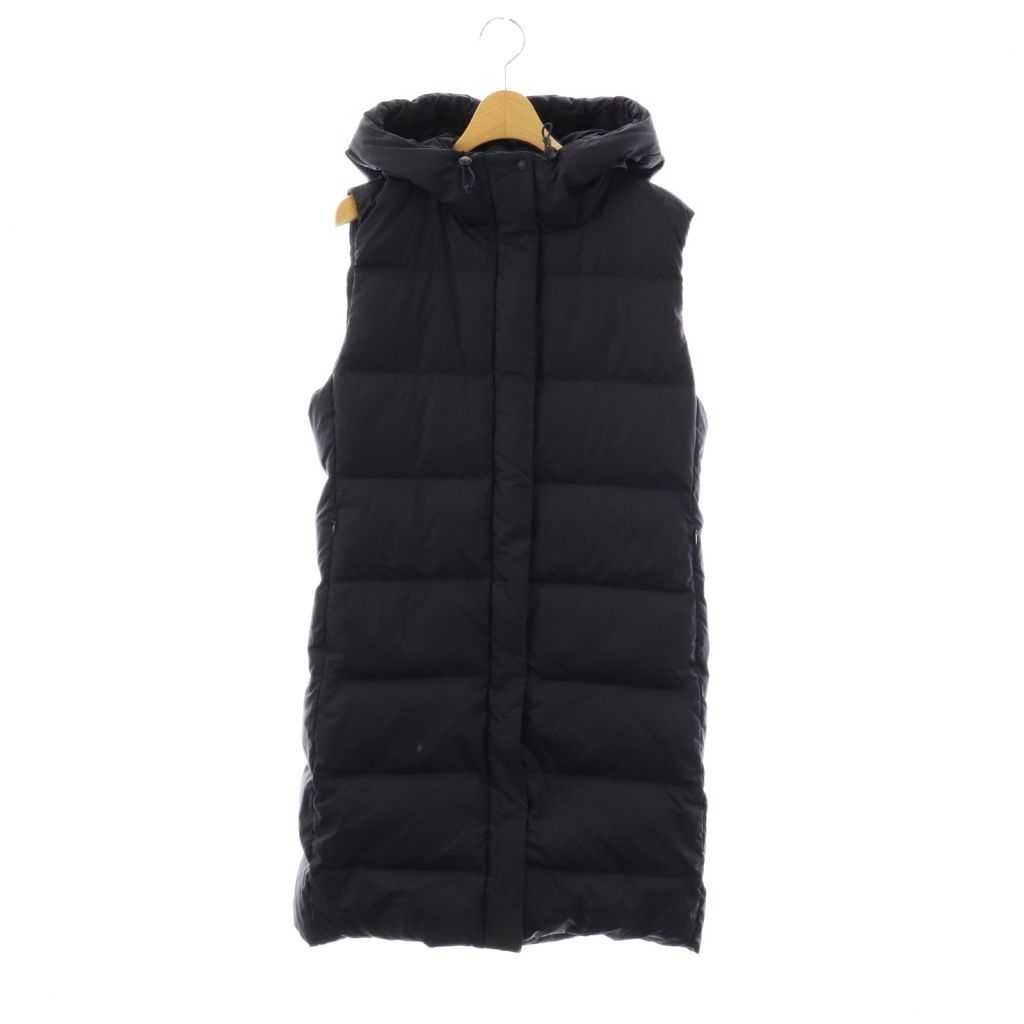 プラステ　レディース　ロングダウンベスト　ネイビー　Sサイズ プラステ PLST ロングダウンベスト フード S ネイビー /ES □OS ダウン
