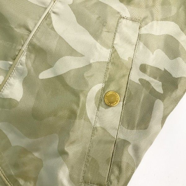 MARK&LONA マークアンドロナ ナイロン ジップパーカー スカル 迷彩