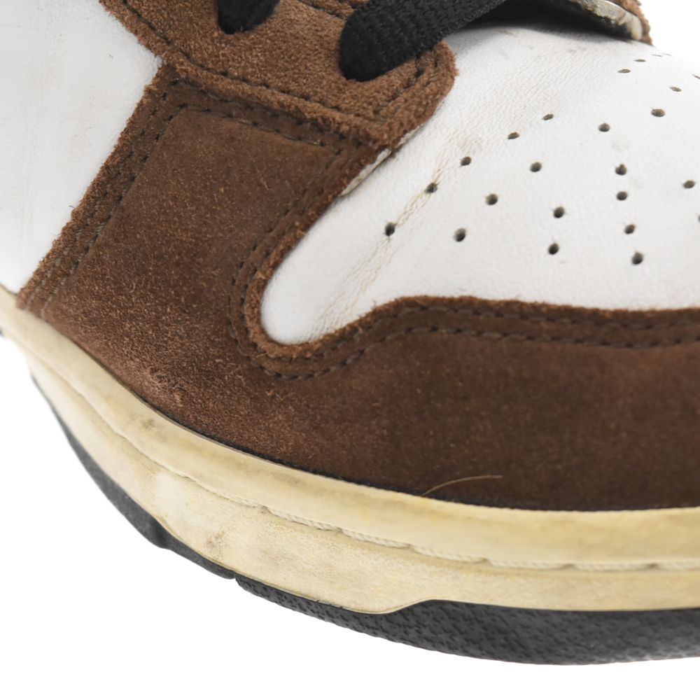 NIKE (ナイキ) DUNK LOW WHITE BLACK TRAIIL END BROWN 304292-102