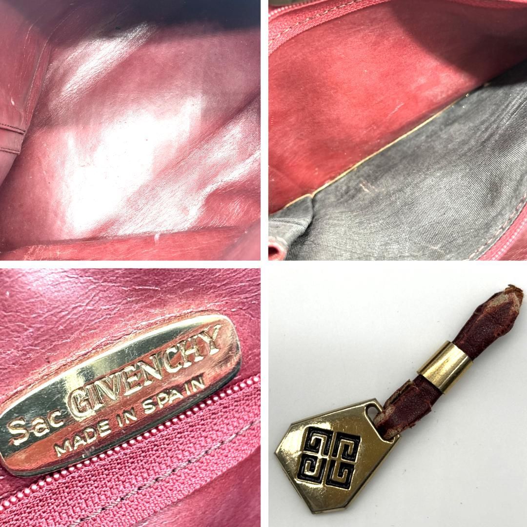 GIVENCHY ジバンシー Y2K ミニボストンバッグ スエード レザー