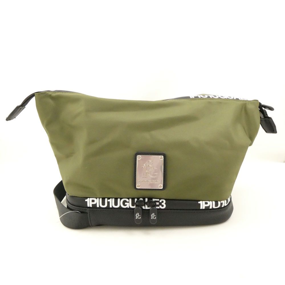 美品 1PIU1UGUALE3 ウノピュウノウグァーレトレ GRG357 113 GOLF POUCH ゴルフポーチ バッグ HM734 美品 1PIU1UGUALE3 ウノピュウノウグァーレトレ GRG357 113 GOLF