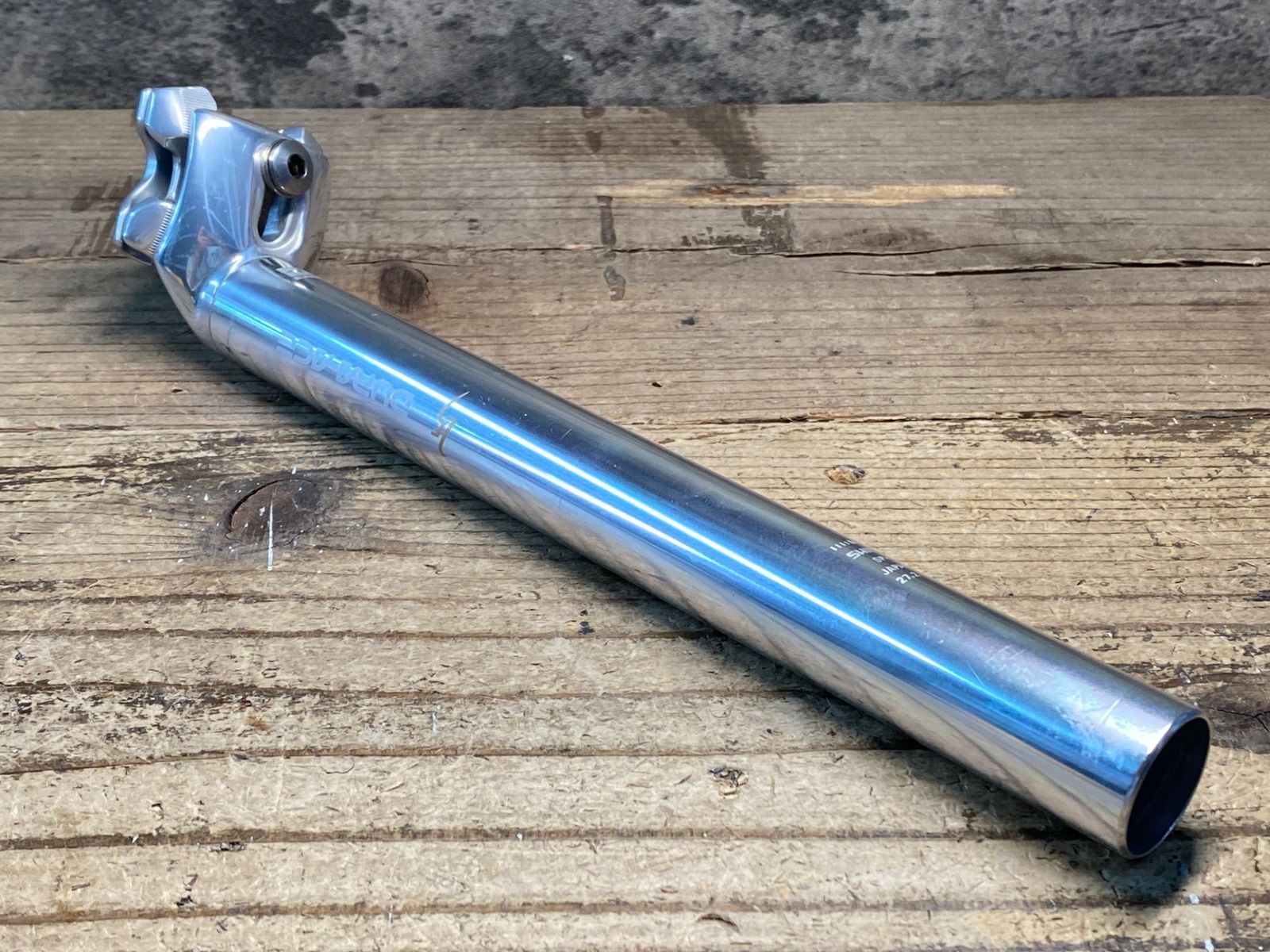 JJ467 シマノ SHIMANO デュラエース DURA-ACE SP-7410 25周年 アルミ シートポスト 270mm Φ27.2