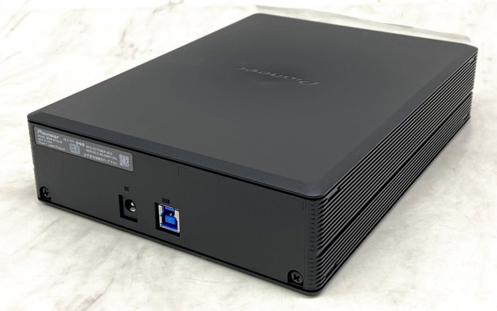 極美品】 パイオニア UHDBD再生対応 USB3.1接続 5インチ外付け BDドライブ ブラック BDR-X13J-S A0513  0719ML003 0120240718101108 - メルカリ