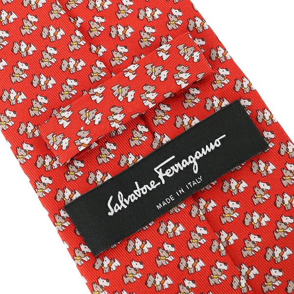 新品 フェラガモ FERRAGAMO ネクタイ GEMELLO ロッソ - メルカリ