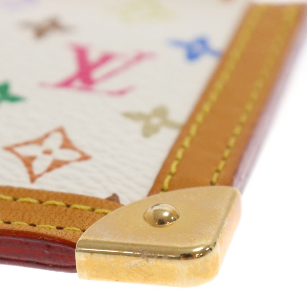 【美品】ルイヴィトン ポシェットクレ モノグラム LOUIS VUITTON (ルイヴィトン) マルチカラーモノグラム