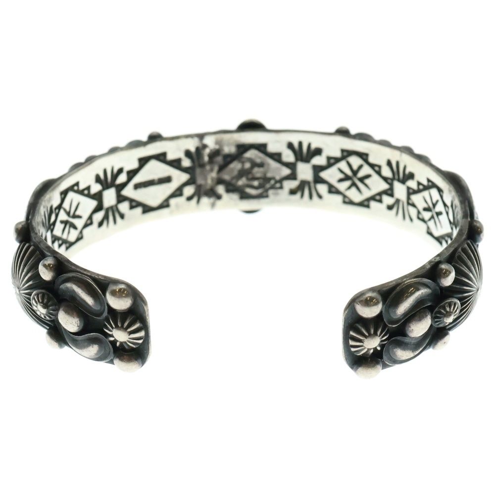 INDIAN JEWELRY インディアンジュエリー ナバホ族 Delbert Gordon デルバートゴードン バングル ブレスレットシルバー