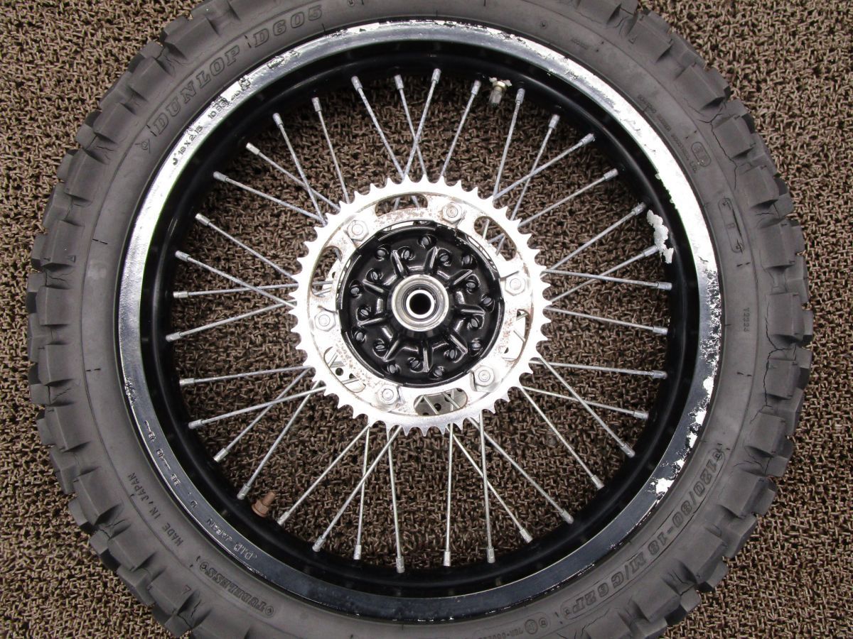 セロー225W リアホイール ディスク スプロケット □A6966 4JG ヤマハ 1KH SEROW キャブ車