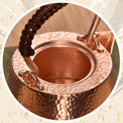 茶道具 銅瓶 銅ヤカン 水次 煎茶道具 使いやすい容量 350ml 純銅 急須