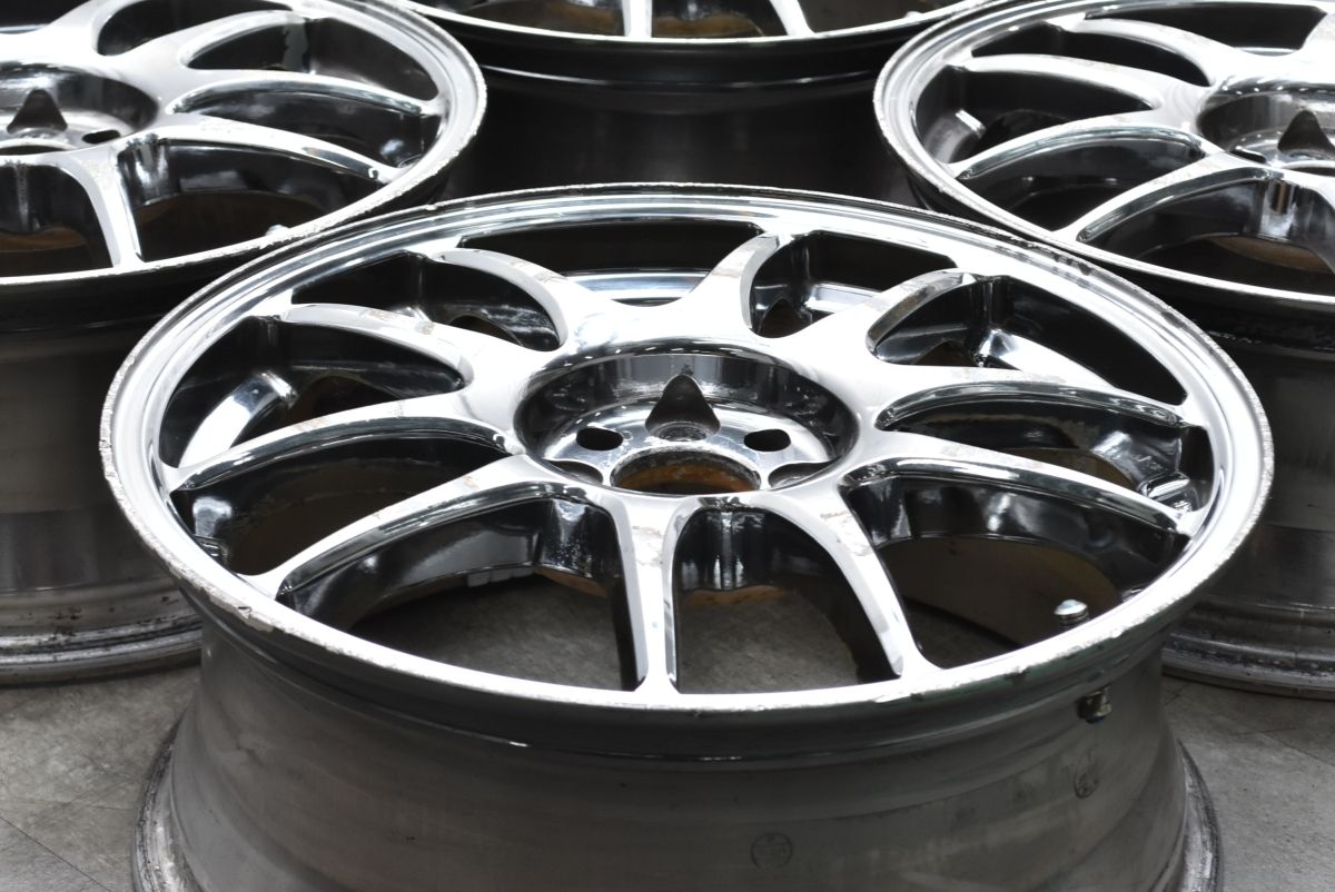 カラー WORK エモーション CR Kai 17in 7J 47 PCD100 WMB 4本 ヴィッツ ヤリス フィット キューブ ノート スイフト ロードスター