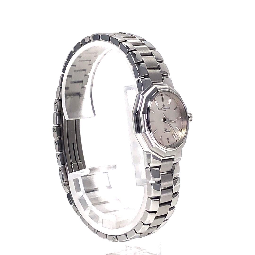 電池交換済 ケース 保証書付 BAUME＆MERCIER ボーム＆メルシエ リビエラ 5231 クォーツ ステンレス シルバー WWW_MORNINGWALKER_COM