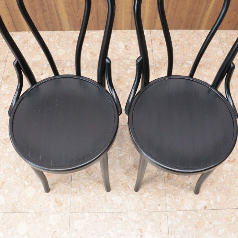 ベントウッドチェア 2脚セット イギリス 木製 アンティーク 曲木 1