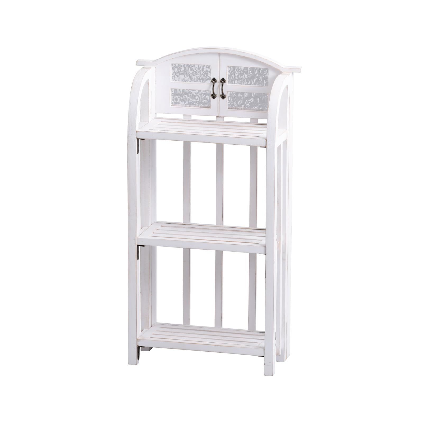 ヴィトルラック 折りたたみラック 36×17×67cm アビテ MC-308-WH