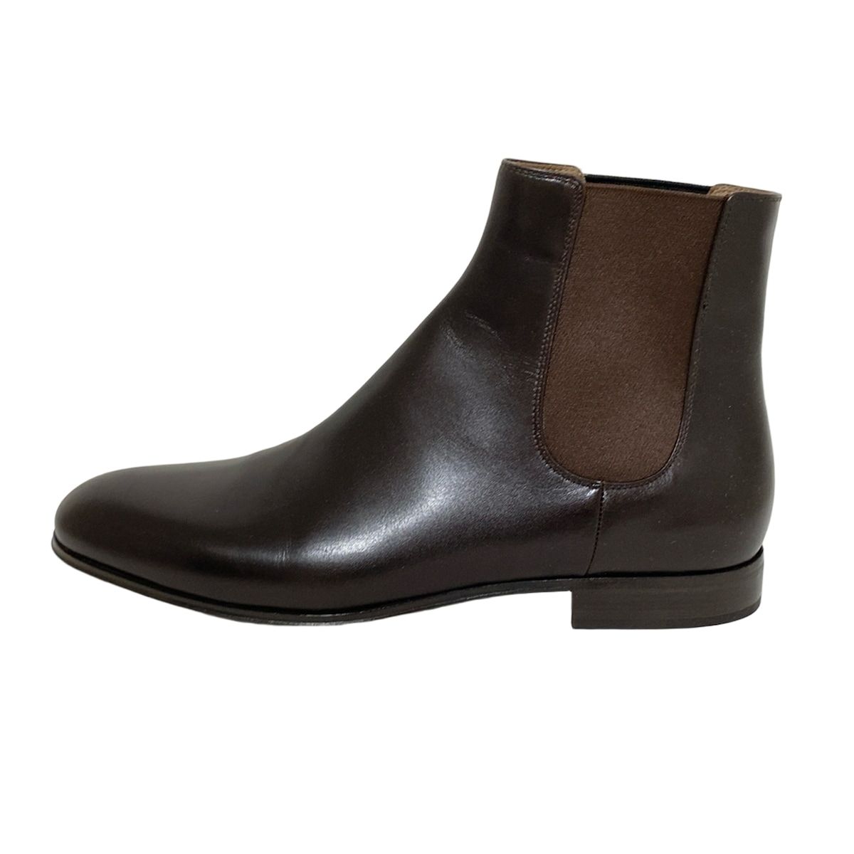 Gianvito Rossi ジャンヴィト ロッシ ショートブーツ 42 メンズ - ダークブラウン サイドゴア レザー