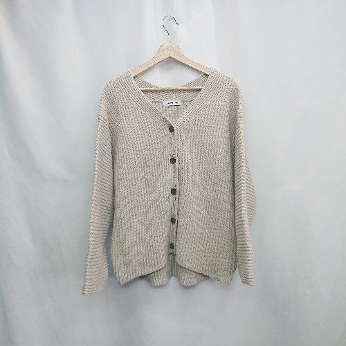 BABYLONE サマーカーディガン ◇ ⊇ BABYLONE バビロン 長袖 カーディガン サイズF グレージュ系