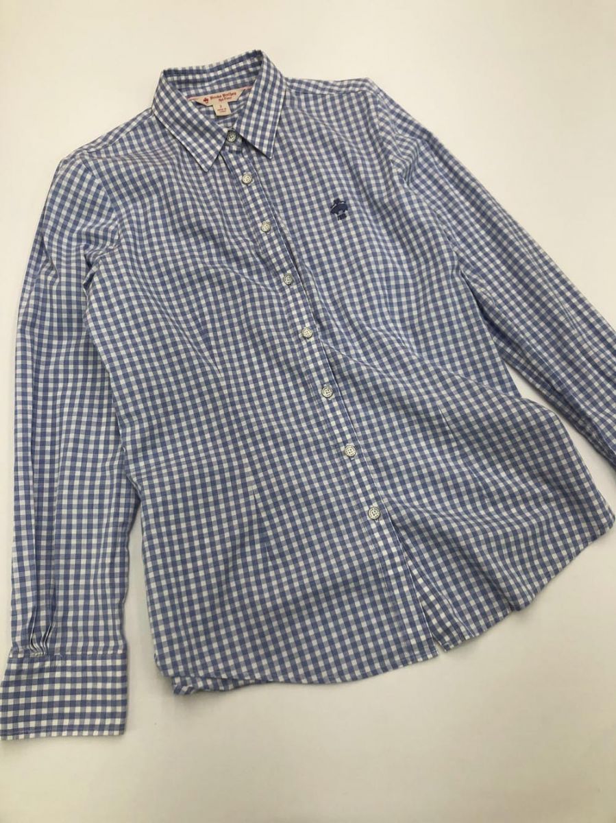 Brooks Brothersブルックスブラザーズの長袖ギンガムチェックシャツ BROOKS BROTHERS ブルックスブラザーズ ギンガムチェック 長袖